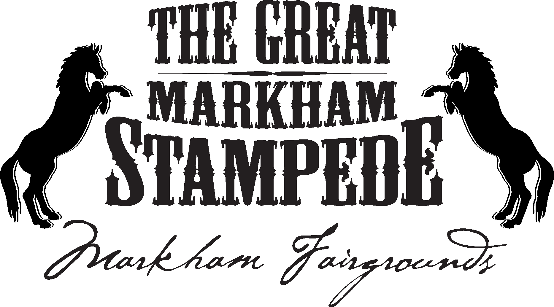 The Great Markham Stampede Logo Vector Logo